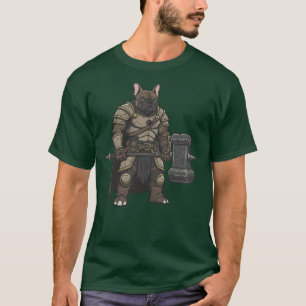 Äventyret om den franska bulldoggen gladiator t shirt