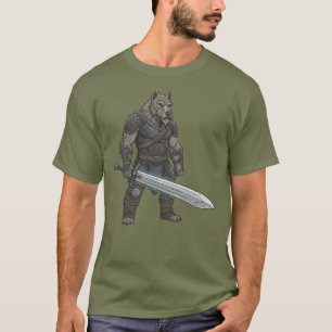 Äventyret om den irländska wolfhound-gladiatorhund t shirt