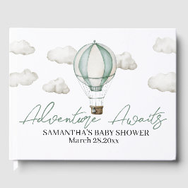 Äventyret Väntar Baby Shower Gästbok