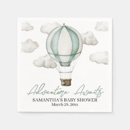 Äventyret Väntar Baby Shower Pappersservett