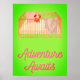 Äventyret Väntar Barnkammare Väggkonsttryck Poster
