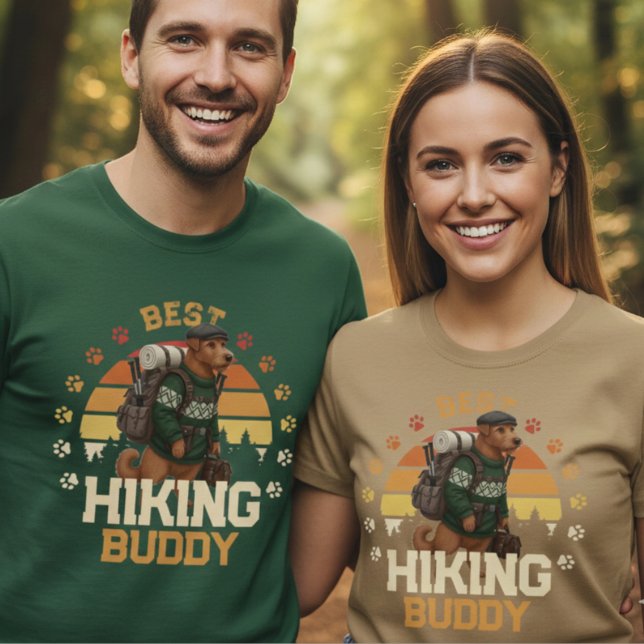 Äventyrlig Irländsk Terrier Hikers Vildmarksutfors T Shirt (Skapare uppladdad)