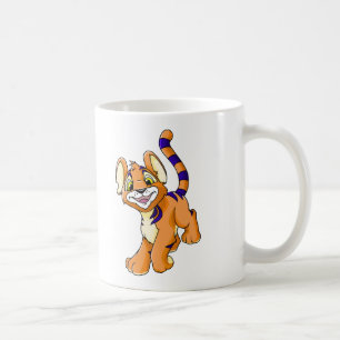Äventyrliga orange Kougra Kaffemugg