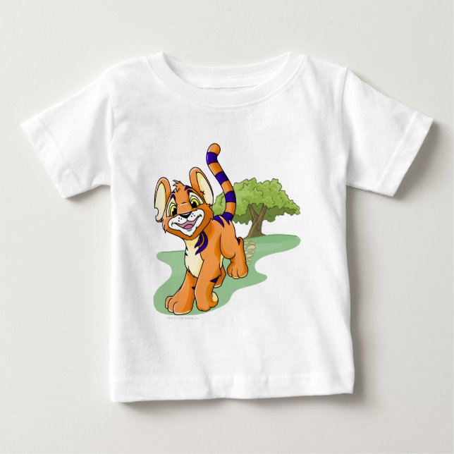 Äventyrliga orange Kougra på gåtaön Tröja (Framsida)