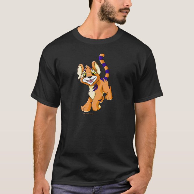 Äventyrliga orange Kougra T-shirt (Framsida)