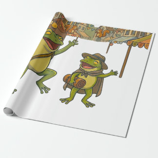 äventyrs grodor kort historia presentpapper