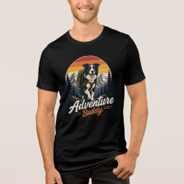 Äventyrs Kompis Hund Vintage T-Shirt