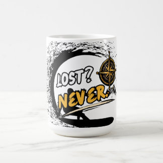 Äventyrs Muggen Never Lost Kaffemugg