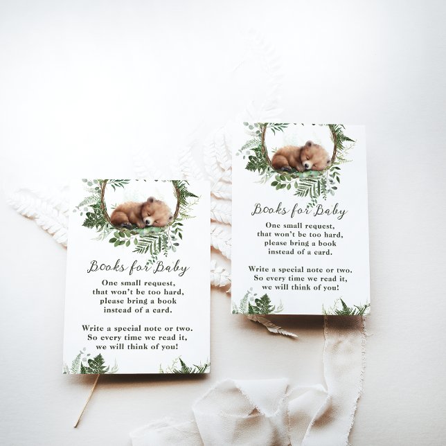 Äventyrs Skog Svamp Fern Baby Pojke Dopp Tilläggskort (Skapare uppladdad)