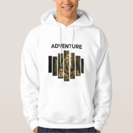 Äventyrs T-Shirt Med Hundar Skog Utomhus Hoodie