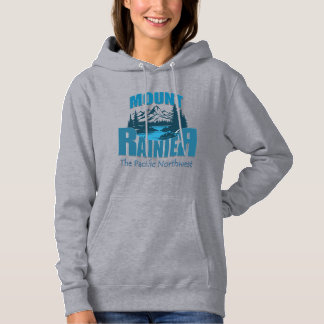 Äventyrs typografi Mount Rainier | Ordkonst Desi T Shirt
