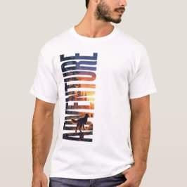 Äventyrs-Vandrings-Hund-Natur-T-Shirt T Shirt