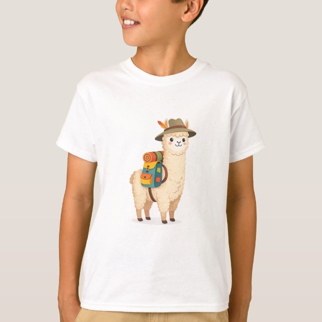 Äventyrsalpaka T Shirt (Framsida)