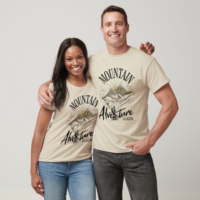 Äventyrsbergsbestigaren – Vintage vandring T Shirt (Unisex)