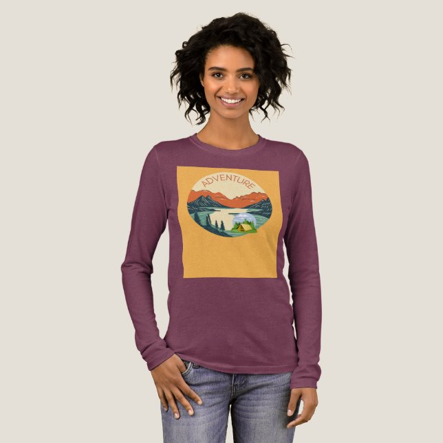 Äventyrsdesign  t shirt (Hel framsida)