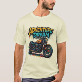 Äventyrsdrömresa / Vintage Chopper Motorcykel T Shirt
