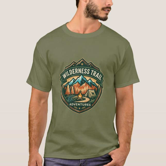 Äventyrsled i vildmarken t shirt (Framsida)