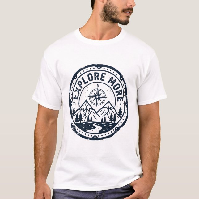 Äventyrslystnares vandringströja t shirt (Framsida)