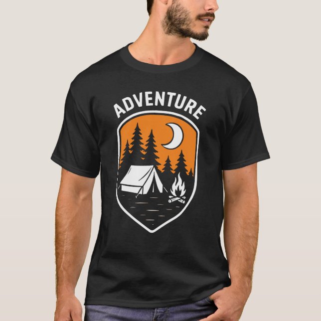 Äventyrsmans basic t-shirt (Framsida)