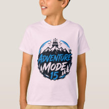 Äventyrsmode 15 Tonårsgrafisk T-shirt