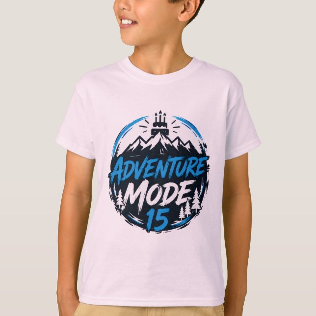 Äventyrsmode 15 Tonårsgrafisk T-shirt (Framsida)