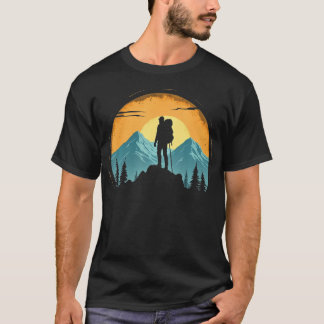 Äventyrsnatur Camping Berg Vandring Älskare Jag T Shirt