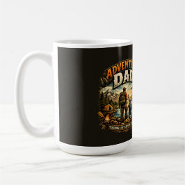 ÄventyrsPappa Tröja – Vintage Utomhus Camping Kaffemugg