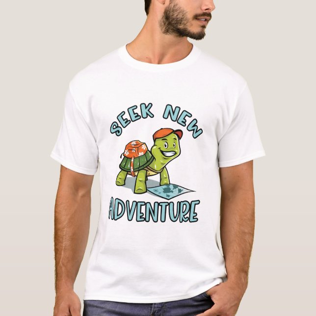 ÄventyrsSköldpadda T Shirt (Framsida)