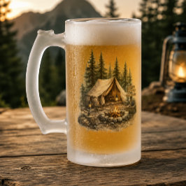 Äventyrsstugatur Bachelorfest Enkel Camping Frostat Ölglas