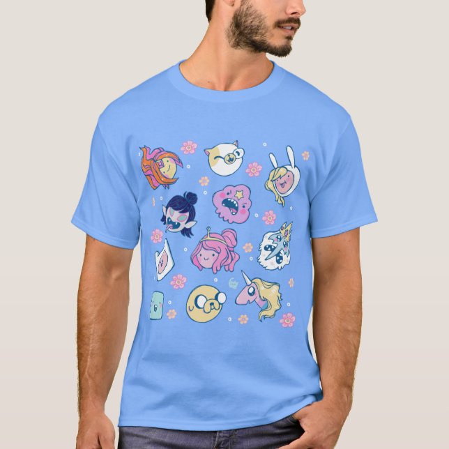 Äventyrstids Vänner 1 vän tjej T Shirt (Framsida)