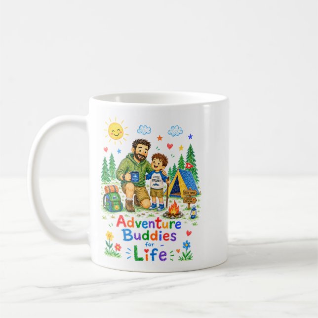 Äventyrsvänner Kaffemugg (Vänster)