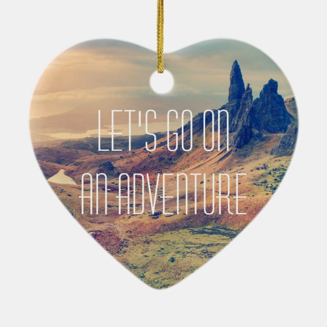 Äventyrtryck Julgransprydnad Keramik (Baksidan)