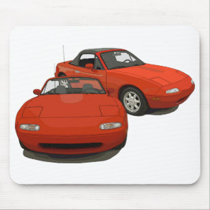 Avenue Art Red Sports Car Musmatta