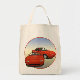Avenue Art Red Sports Car Tygkasse