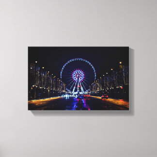 Avenue Champs-Elysee Canvastryck