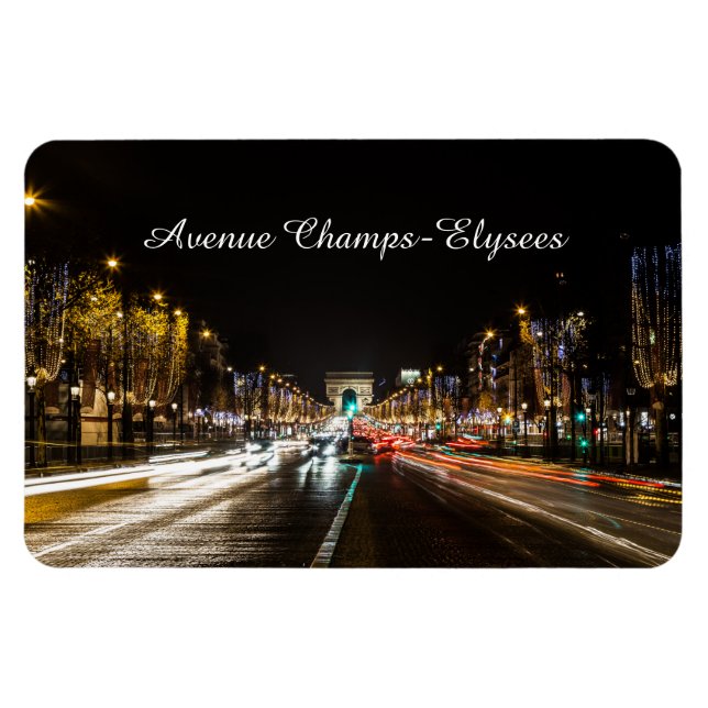 Avenue Champs-Elysee Magnet (Horisontell)