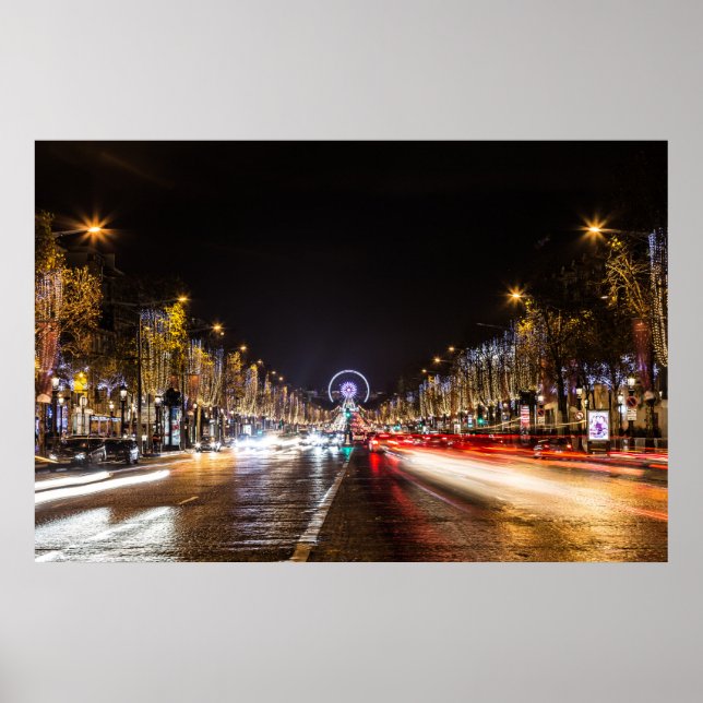 Avenue Champs-Elysee Poster (Framsidan)