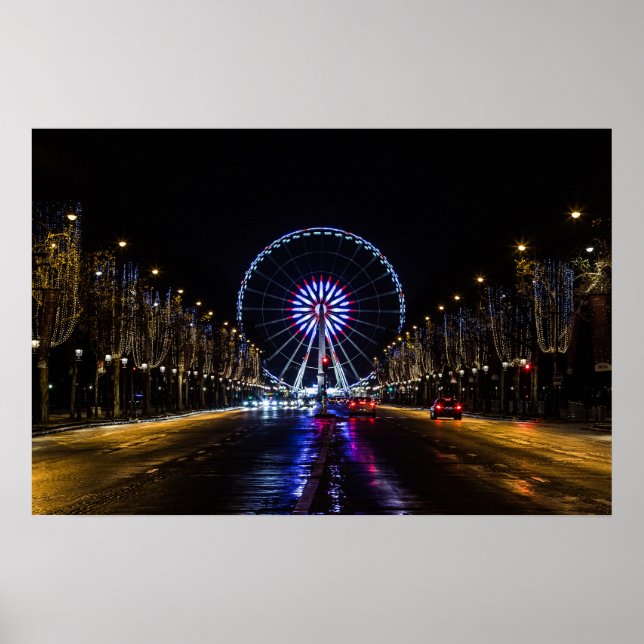 Avenue Champs-Elysee Poster (Framsidan)