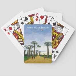 Avenue des Baobabs, Madagaskar - Landskap Casinokort