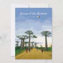 Avenue des Baobabs, Madagaskar - Landskap Inbjudningar