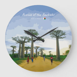 Avenue des Baobabs, Madagaskar - Landskap Stor Klocka