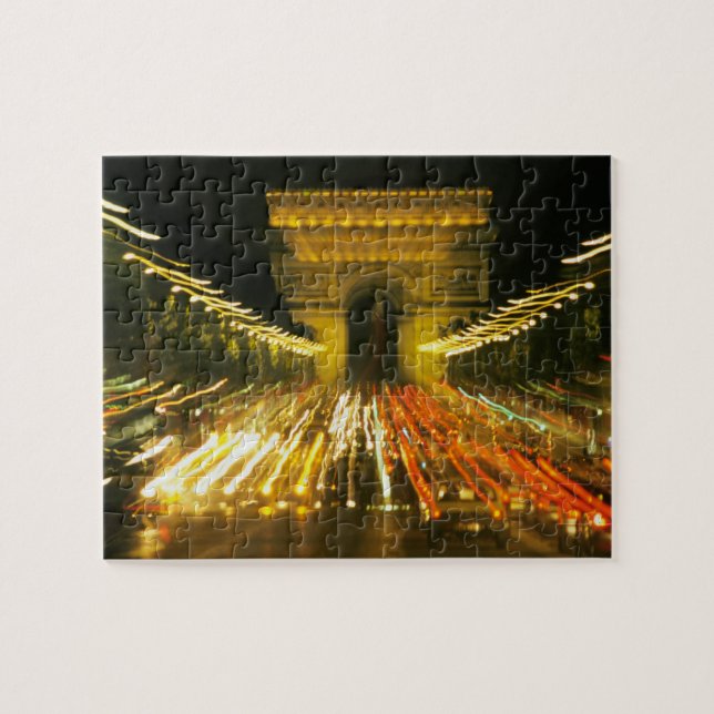 Avenue des Champs-Elysees, Triumfbågen, Pussel (Horisontell)