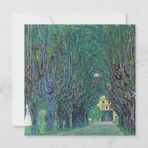 Avenue i Schloss Kammer Park av Gustav Klimt