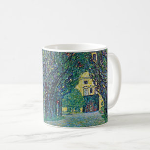 Avenue i Schloss Kammer Park av Gustav Klimt Kaffemugg