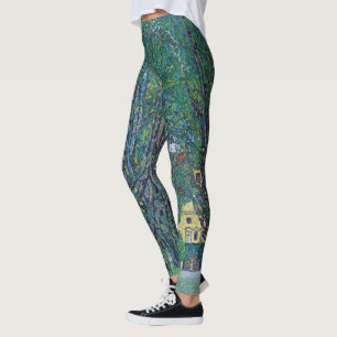 Avenue i Schloss Kammer Park av Gustav Klimt Leggings