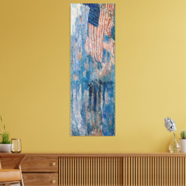 Avenue in Rain av Childe Hassam Canvastryck