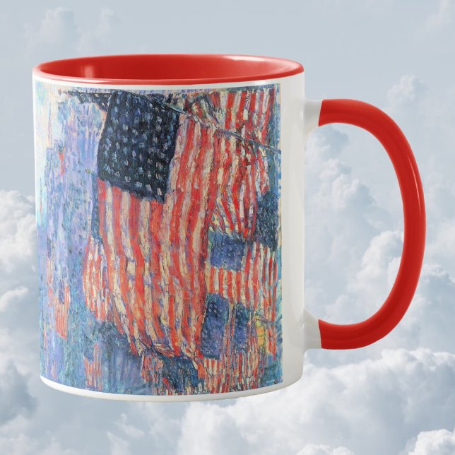 Avenue in Rain av Frederick Childe Hassam Mugg (Skapare uppladdad)