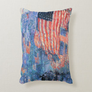 Avenue in Rain av Frederick Childe Hassam Prydnadskudde