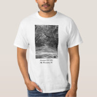 Avenue of Oaks Grayscale