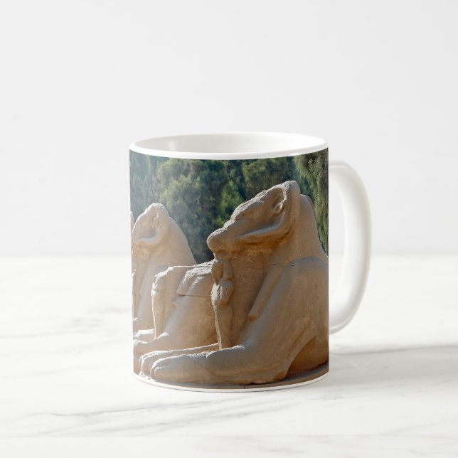 Avenue of Sphinxes in Karnak Temple - Egypten Kaffemugg (Framsida höger)